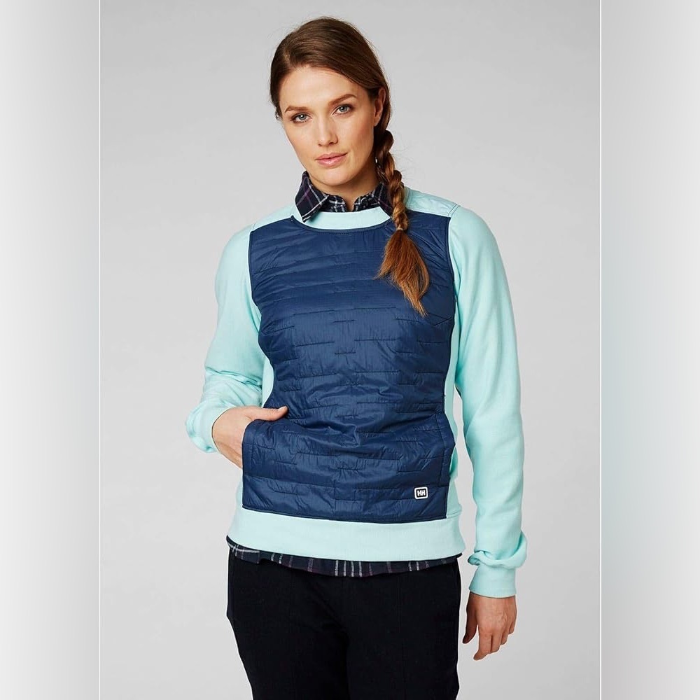 Helly Hansen Movatn Wool Insulated Sweater, women's sweater - Blue size small